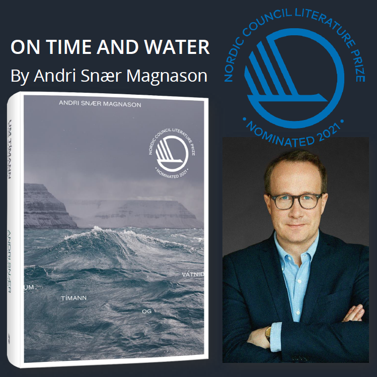 Andri Snær Magnason is nominated for the 2021 Nordic Council Literary Prize!