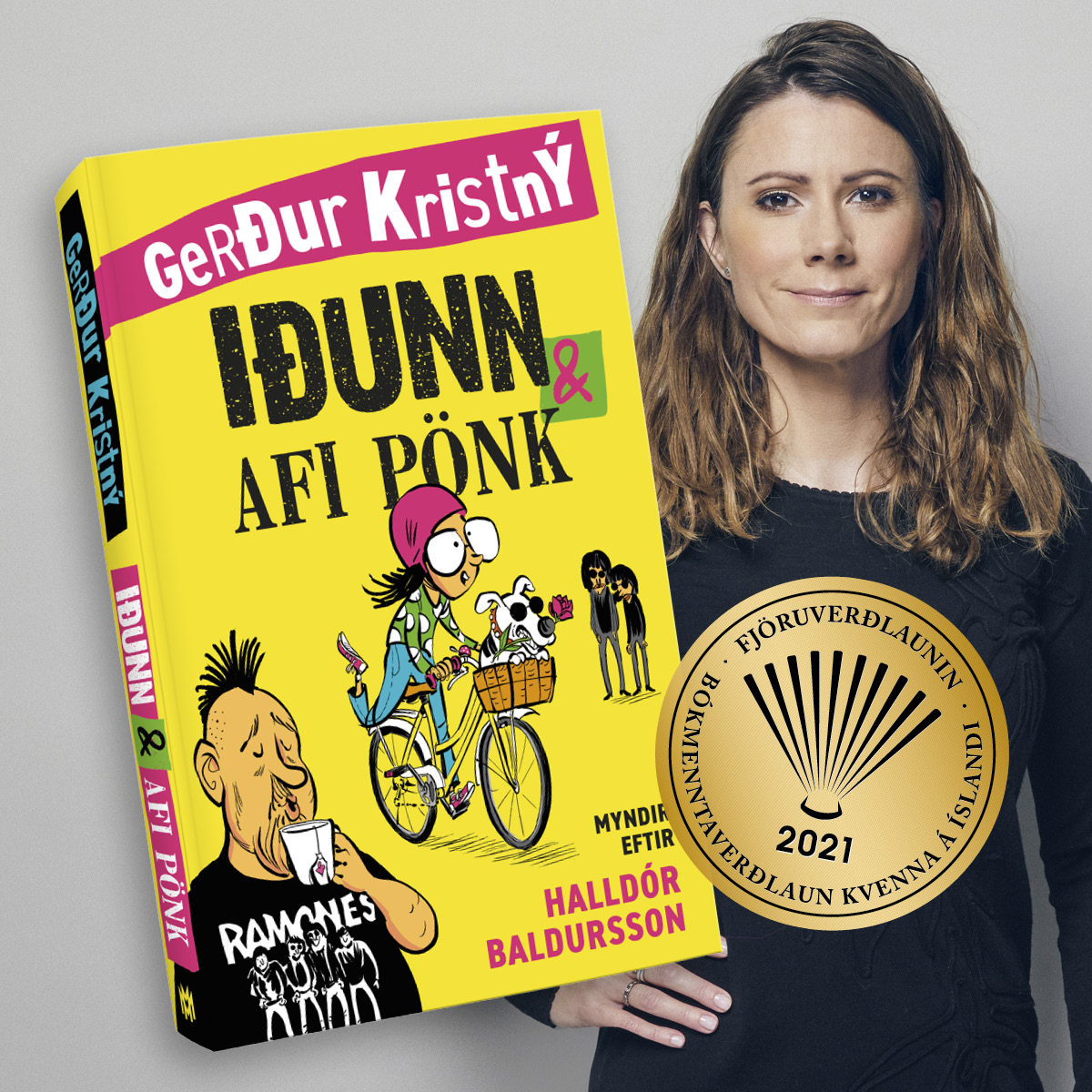 Gerdur Kristny receives the Icelandic Women's Literature Prize!